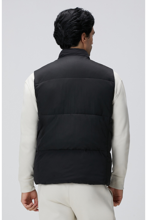 N-Tech Siyah Casual Yelek - 5
