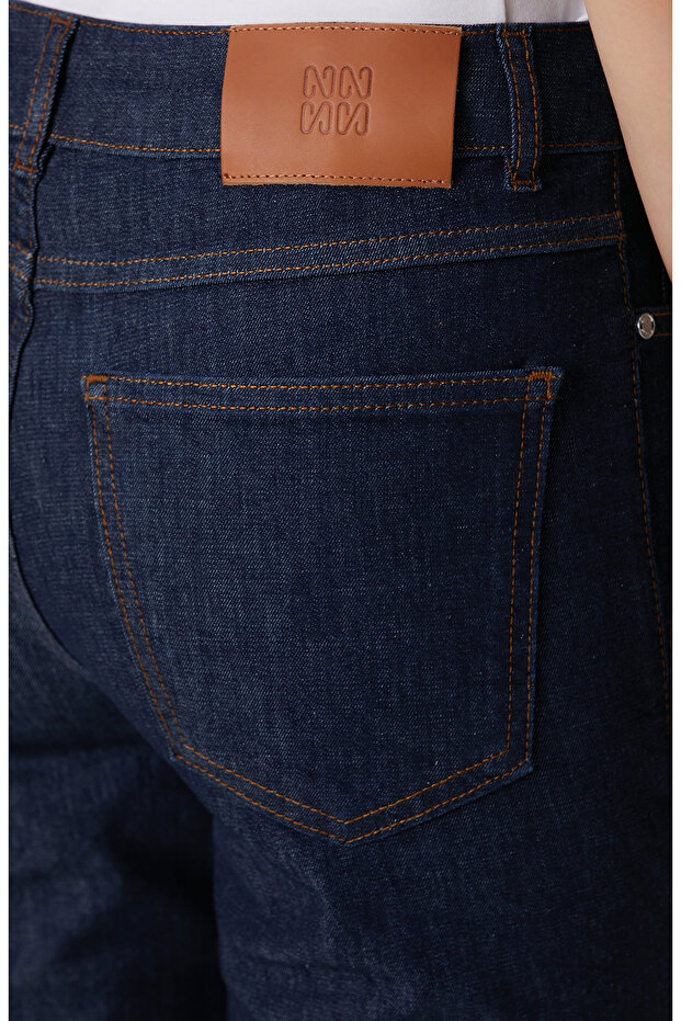 Indigo Denim Pantolon - 6