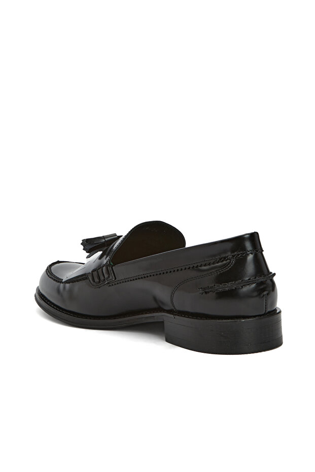 Siyah Erkek Deri Loafer - 3