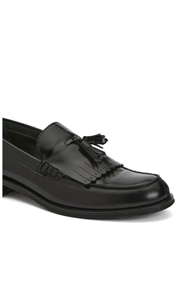 Siyah Erkek Deri Loafer - 6