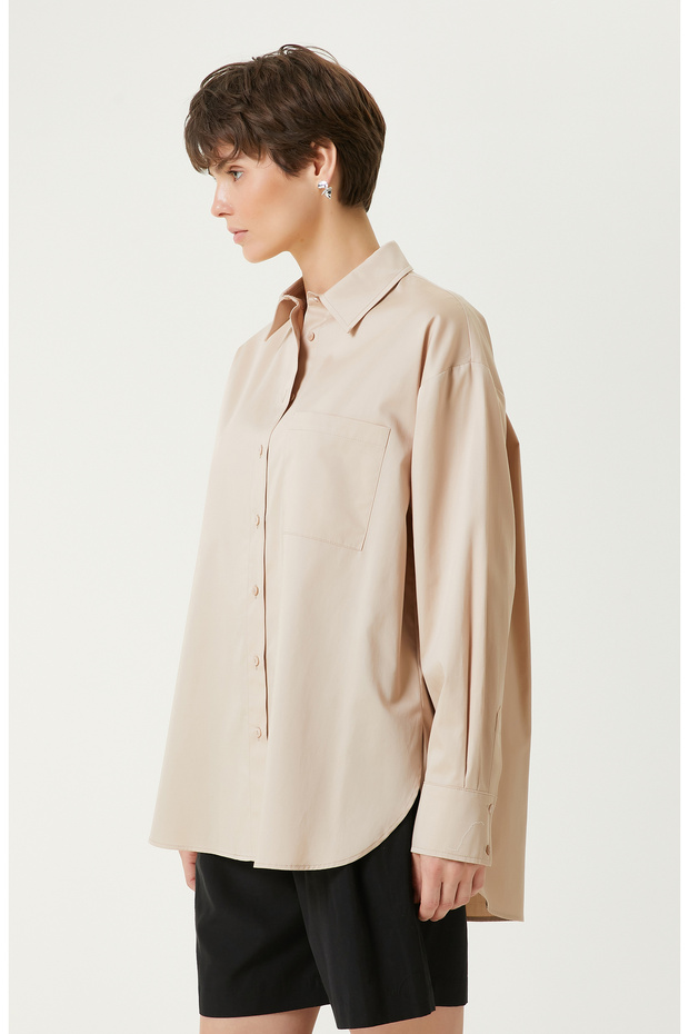 Bej Gömlek - 4