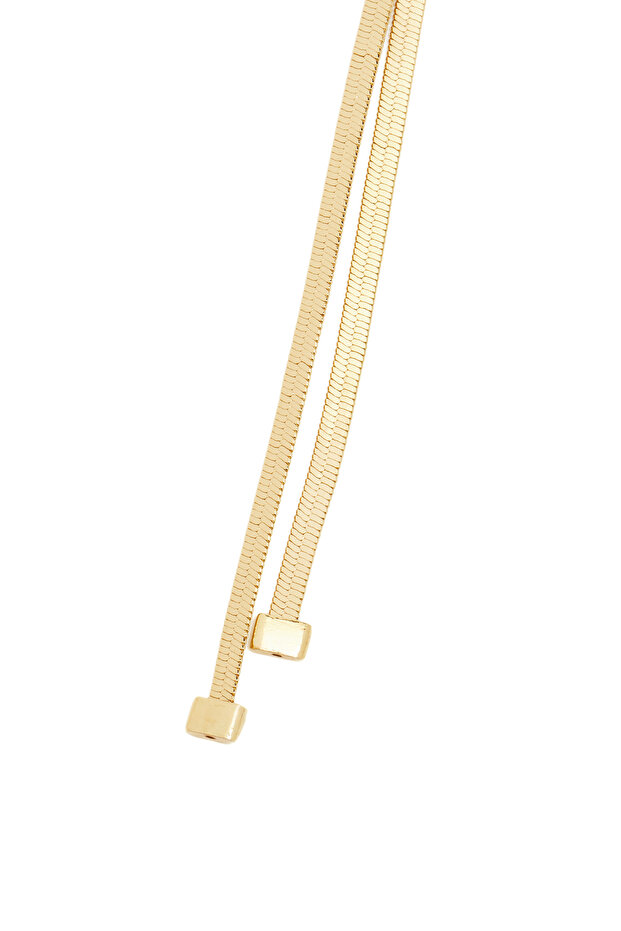 Gold Kadın Uzun Kolye - 4