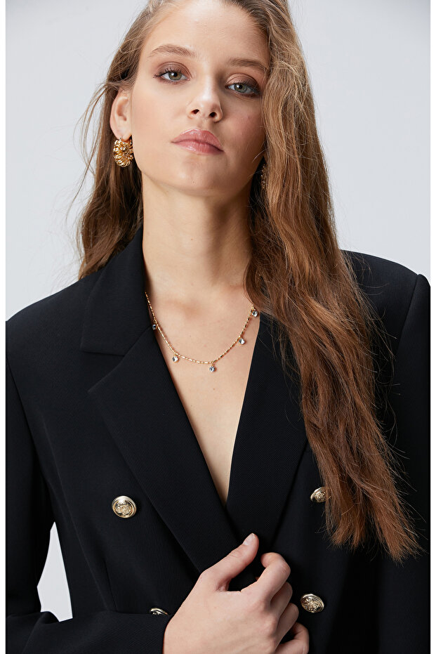 Gold Kadın Uzun Kolye - 1