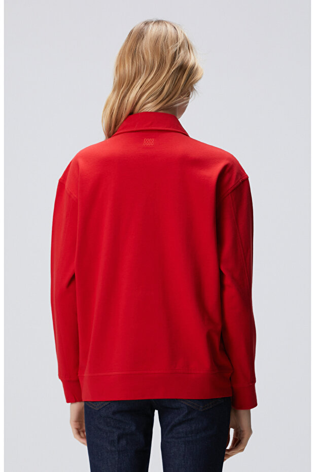 Kırmızı Sweatshirt - 6