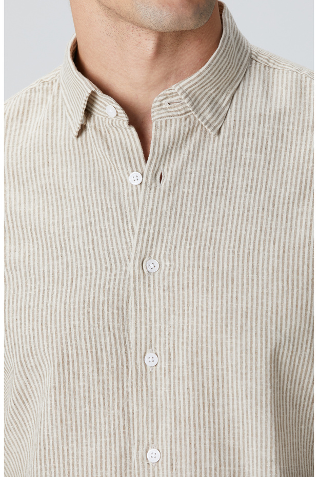 Vizon Keten Gömlek - 6