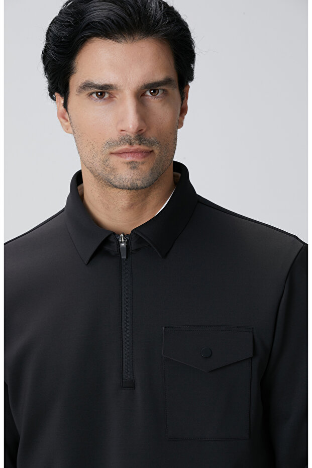 N-Tech Siyah Sweatshirt - 7