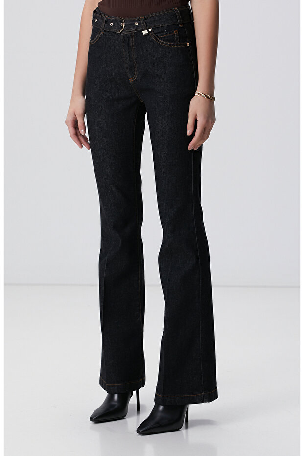 Antrasit Denim Pantolon - 3