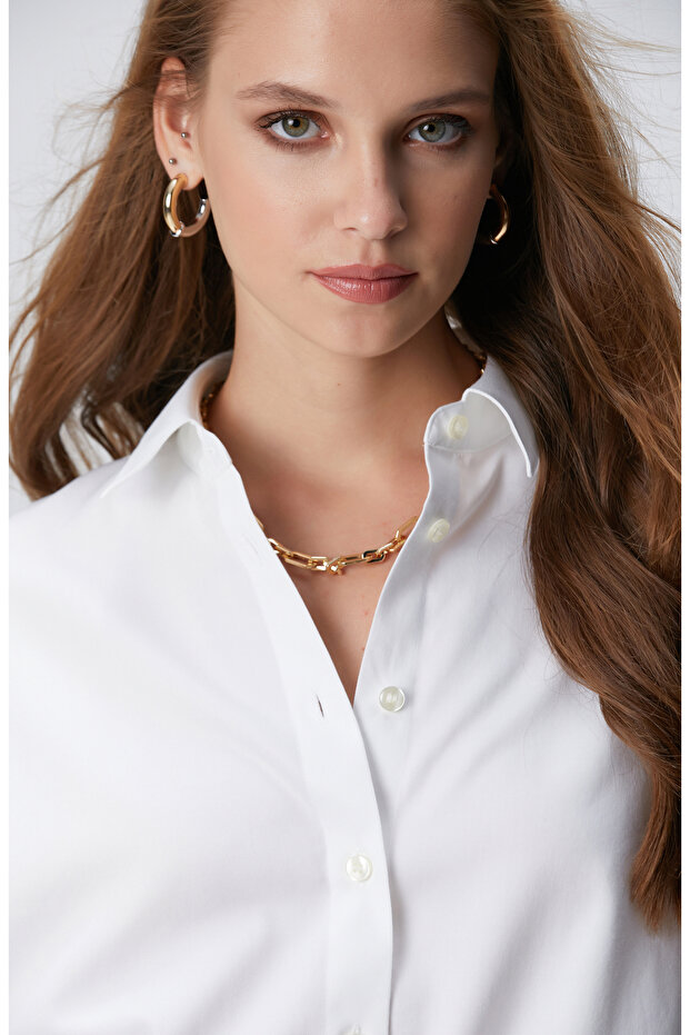 Beyaz Non Iron Gömlek - 2