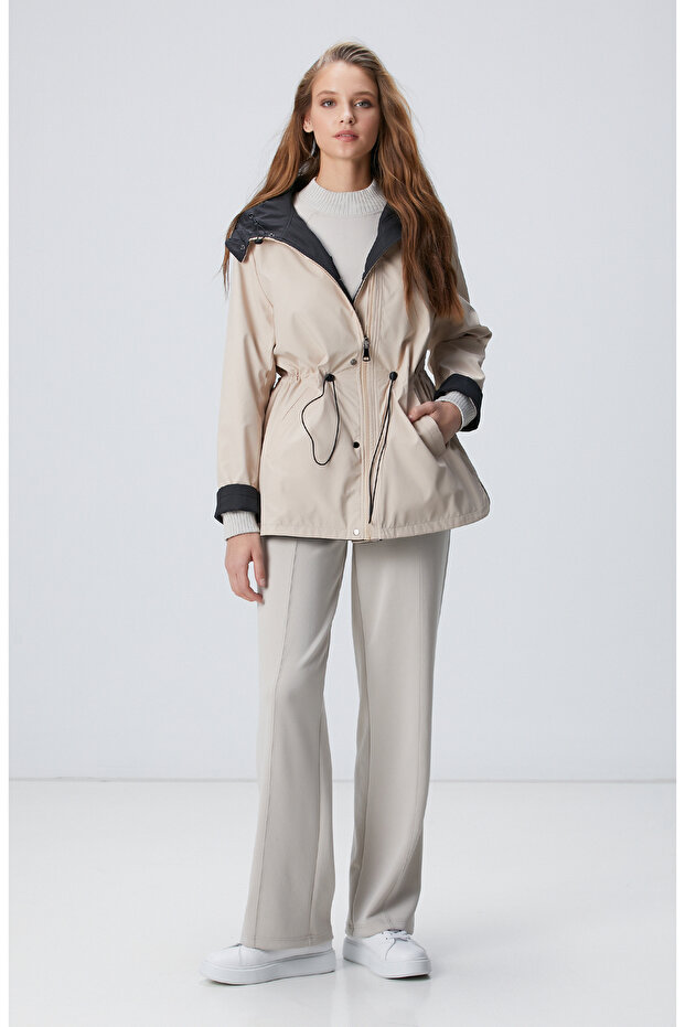 Siyah Çift Taraflı Mont - 3