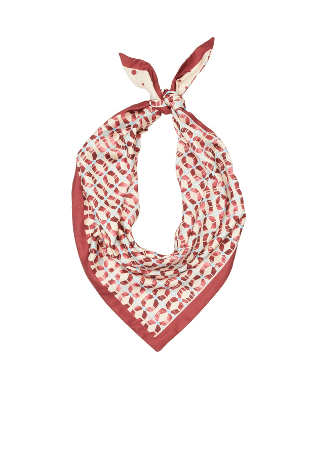 Renkli Çift Taraflı Kadın Fular - 1