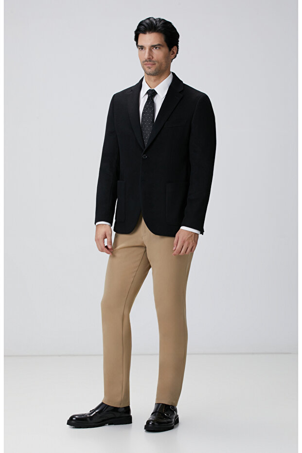 Limited Siyah Kaşmir Ceket - 2