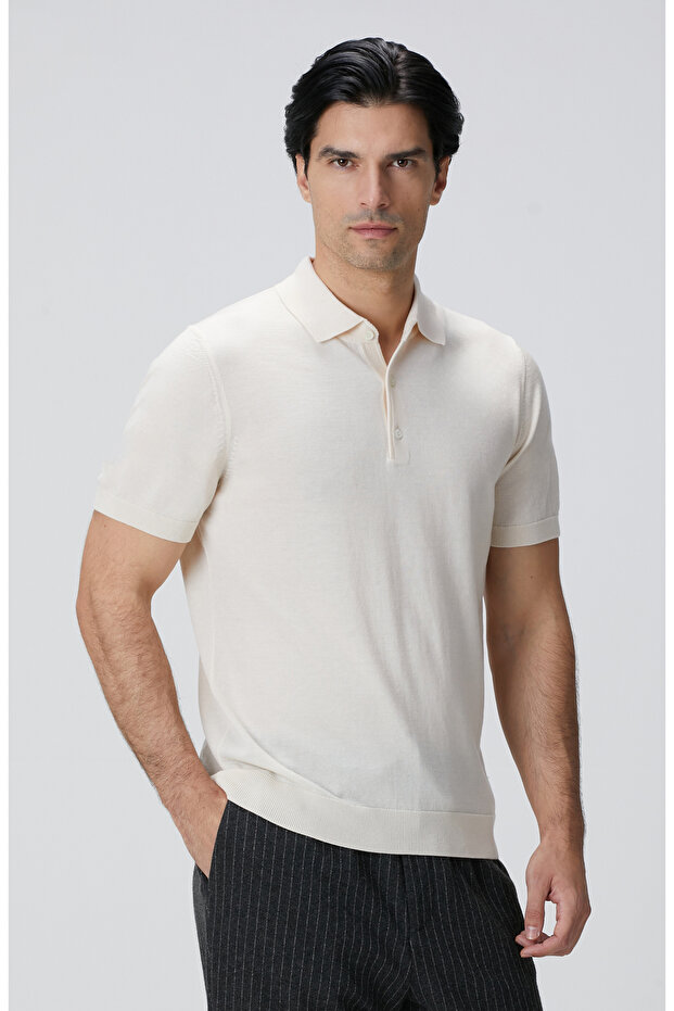 Bej Yün Karışımlı Kazak - 1