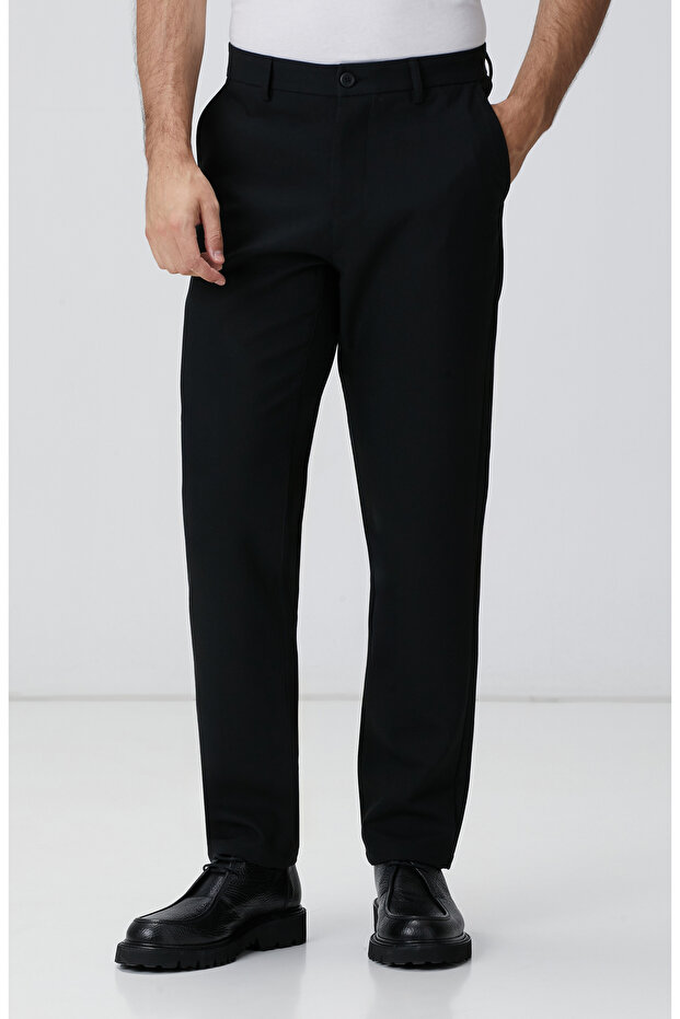 Siyah Casual Pantolon - 2