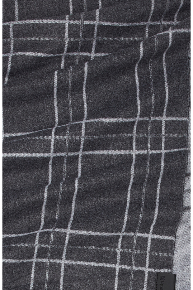 Siyah Desenli Erkek Atkı - 3