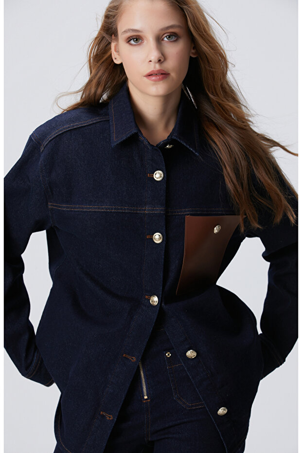 Mavi Denim Gömlek - 1