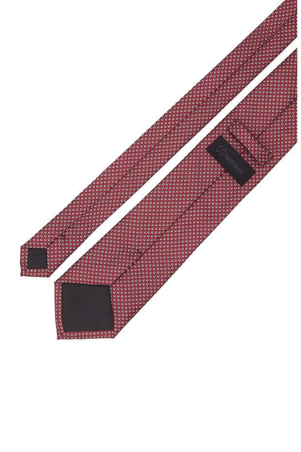 Bordo Desenli Kravat - 2