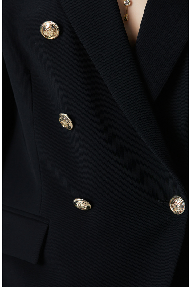 Siyah Blazer Ceket - 6