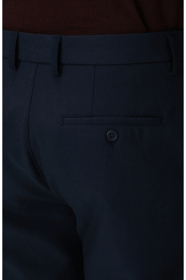 Lacivert Casual Pantolon - 5