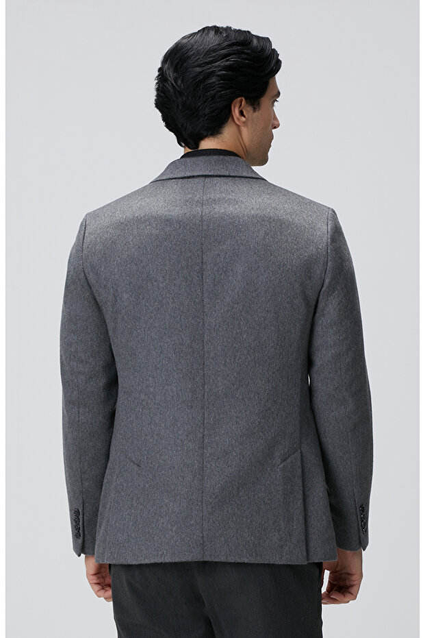 Limited Antrasit Kaşmir Ceket - 5