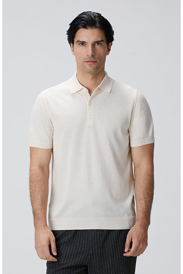 Bej Yün Karışımlı Kazak - 4