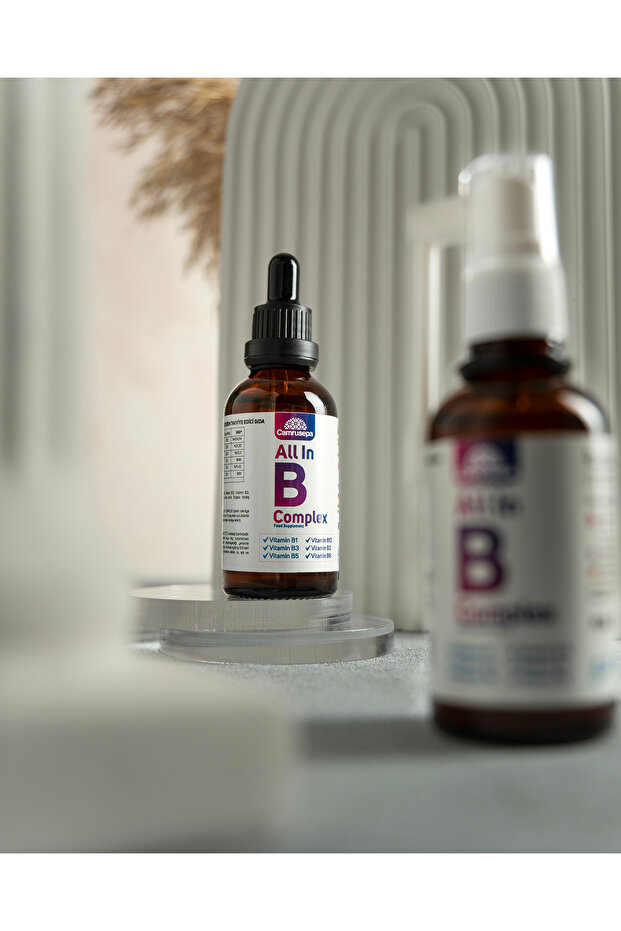 All In B Complex Sprey Ve Damla (B1, B3, B5, B12, B2, B6) 375 Puf - 3