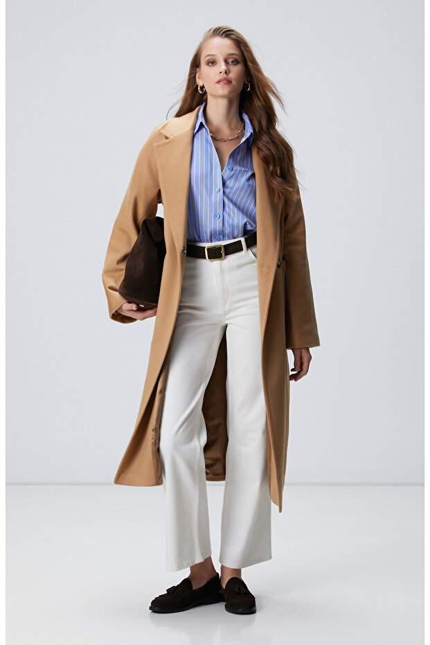 Camel Limited Kaşmir Palto - 4