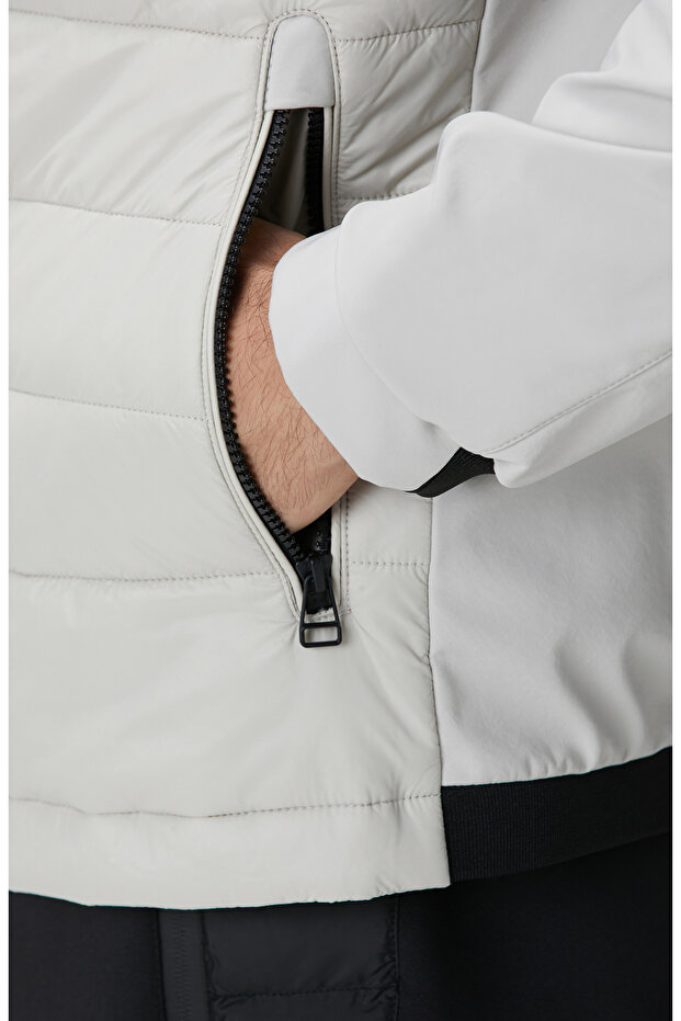 N-Tech Taş Puffer Mont - 7