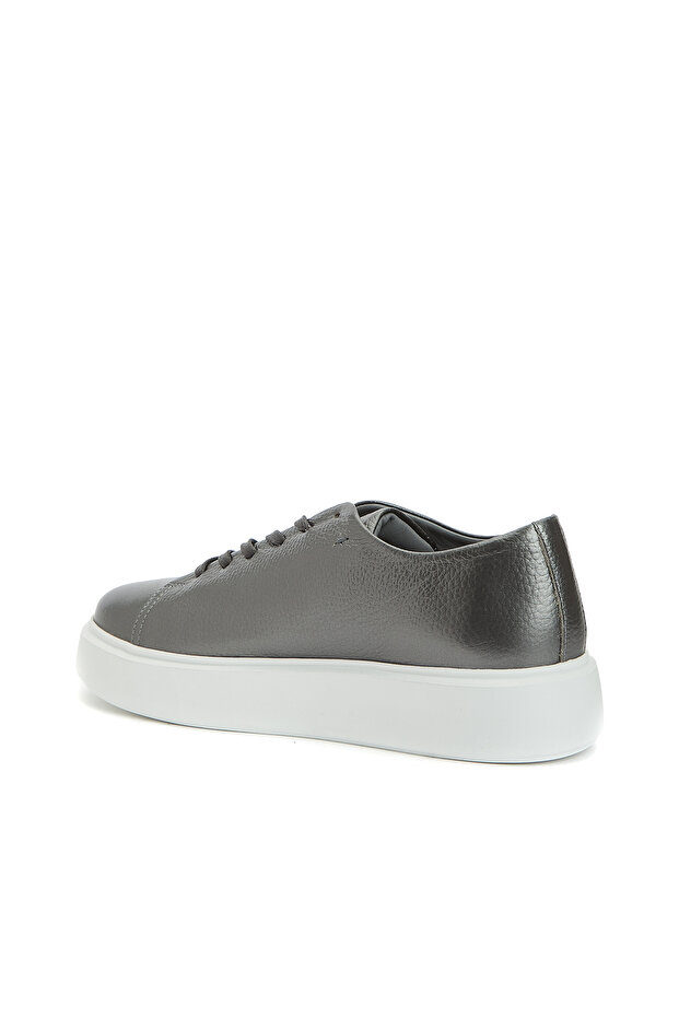Platin Kadın Flother Deri Sneaker - 3
