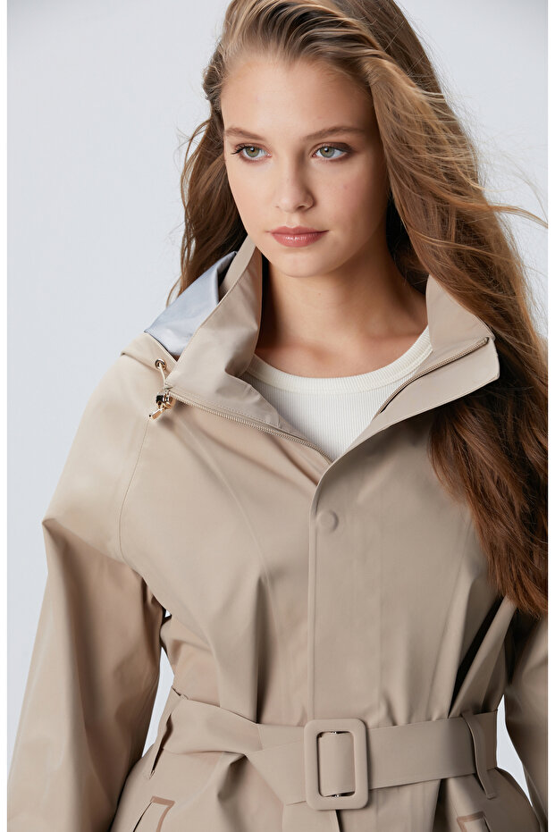 N-Tech Bej Pardösü - 2