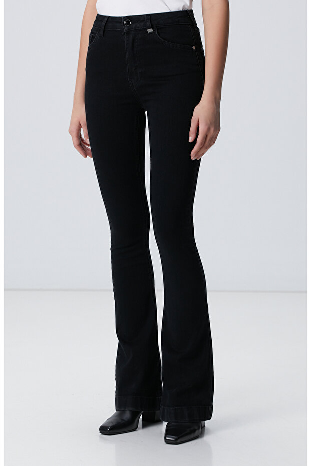 Siyah Denim Pantolon - 3