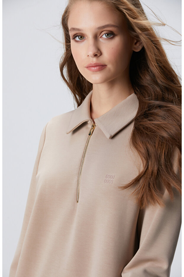 Vizon Polo Örme Elbise - 4