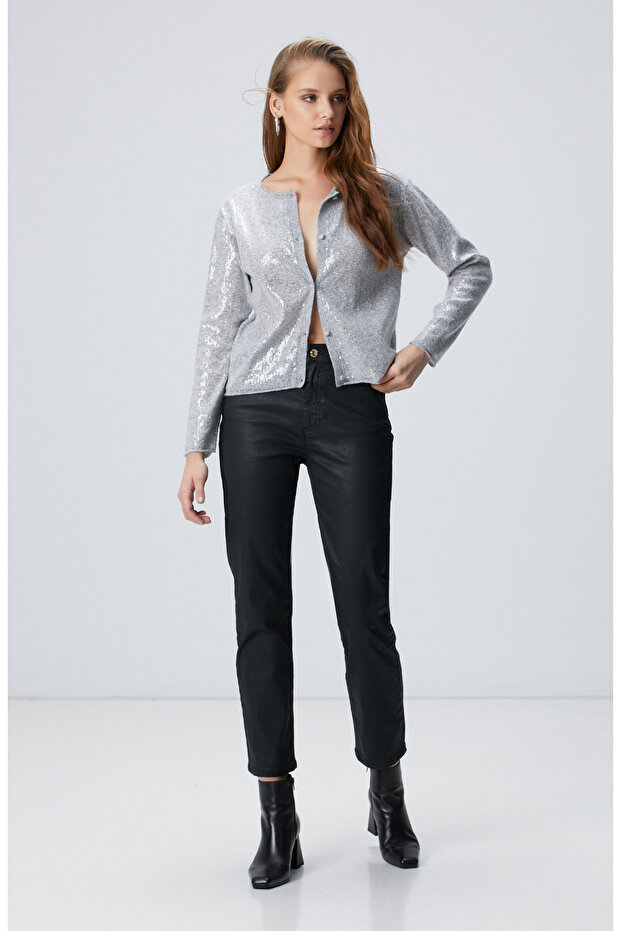 Siyah Denim Pantolon - 2