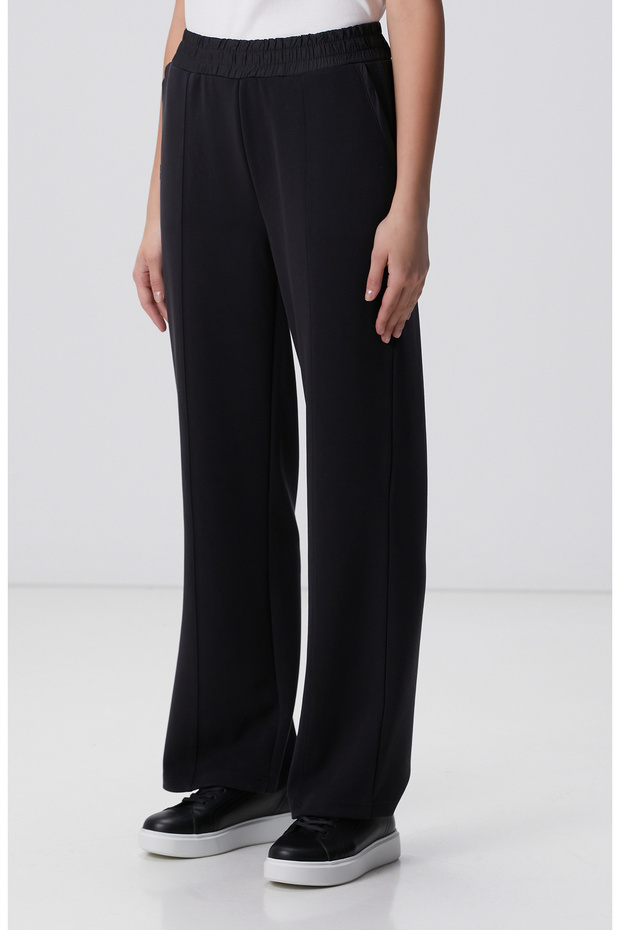 Siyah Modal Karışımlı Eşofman - 3