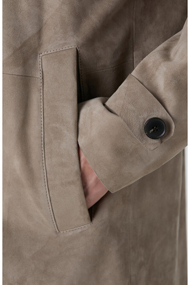 Vizon Süet Pardösü - 7