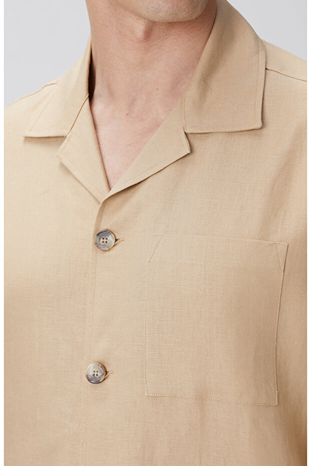 Vizon Keten Dış Gömlek - 6
