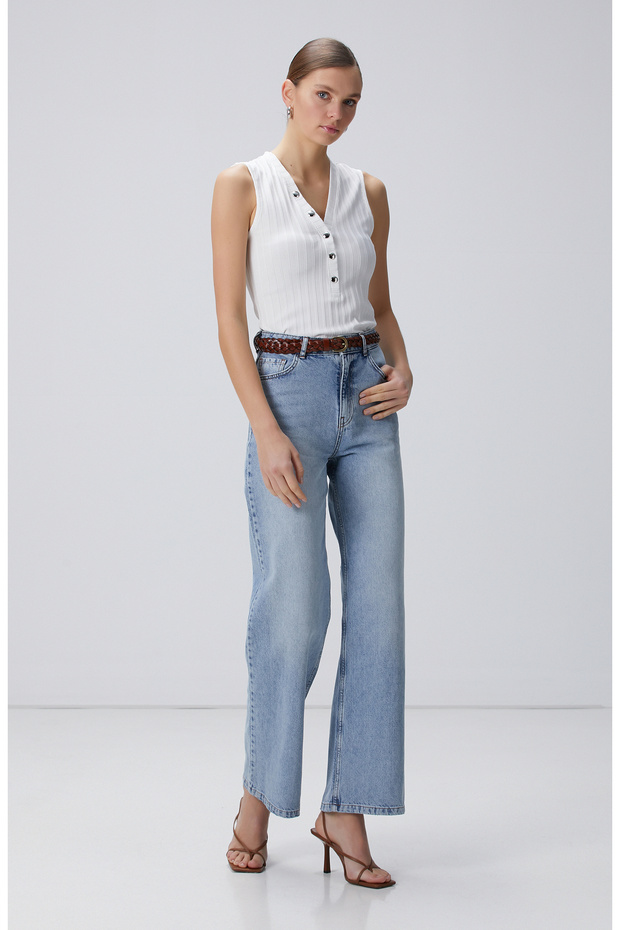 Kırıkbeyaz T-shirt - 3