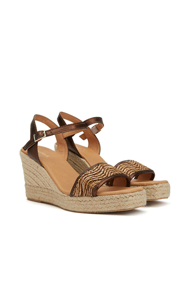 Bronz Kadın Espadril - 1
