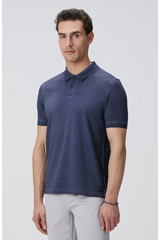 Lacivert T-shirt - 4