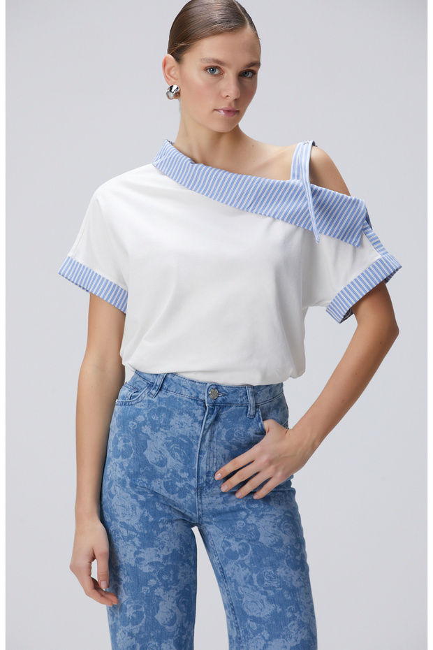 Kırıkbeyaz Tshirt - 1