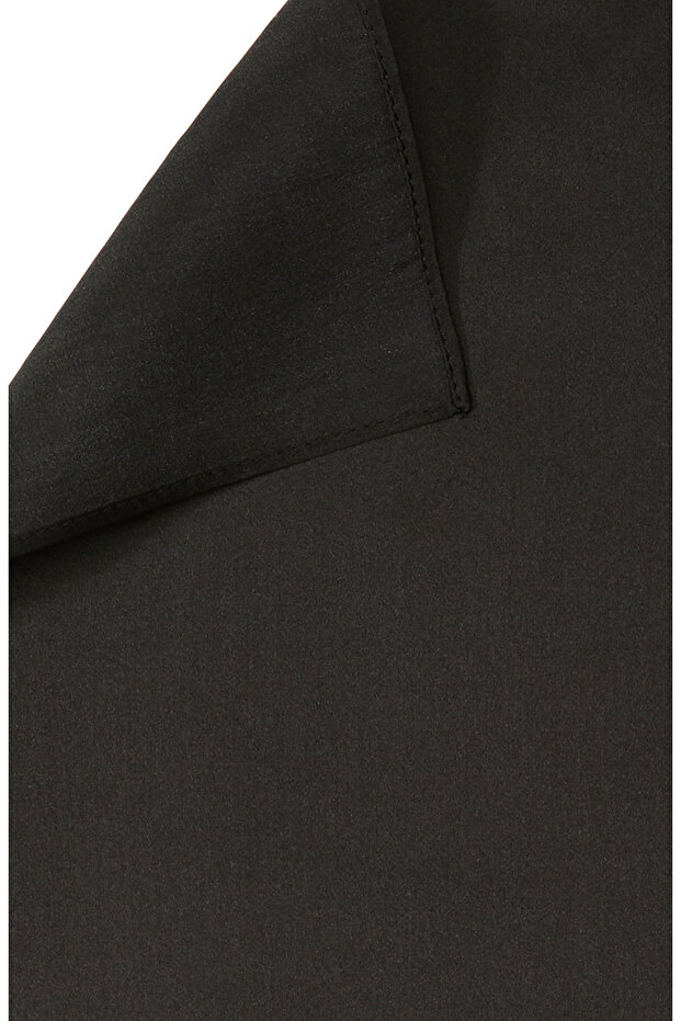 Siyah İpek Poşet Mendil - 2