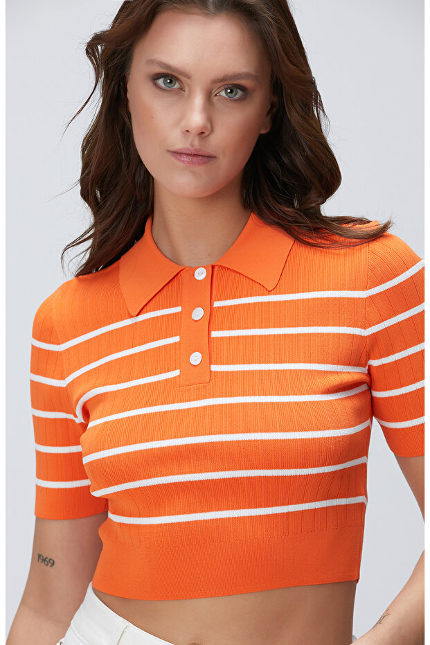 Turuncu Çizgili Kazak - 2