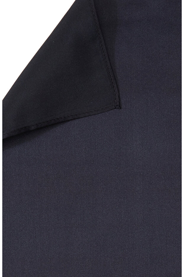 Lacivert İpek Poşet Mendil - 2