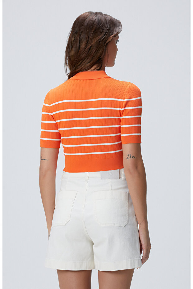 Turuncu Çizgili Kazak - 7