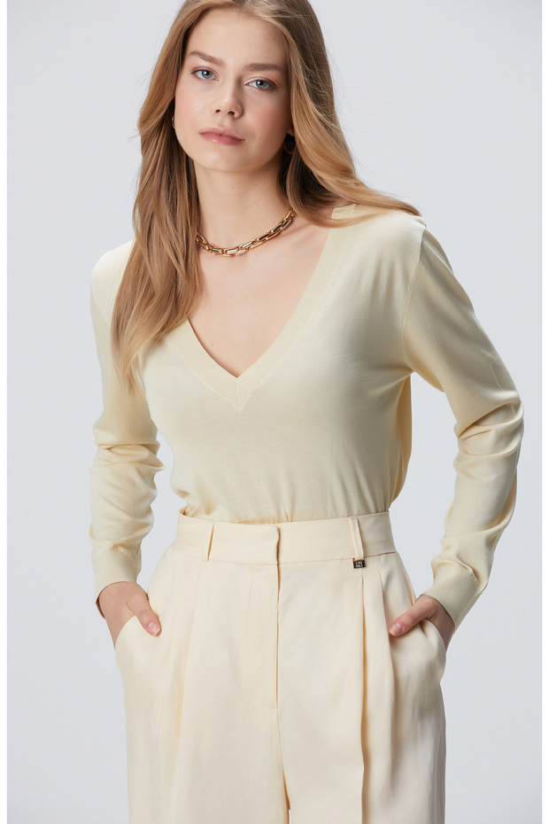 Vanilya Limited İpek Kazak - 4