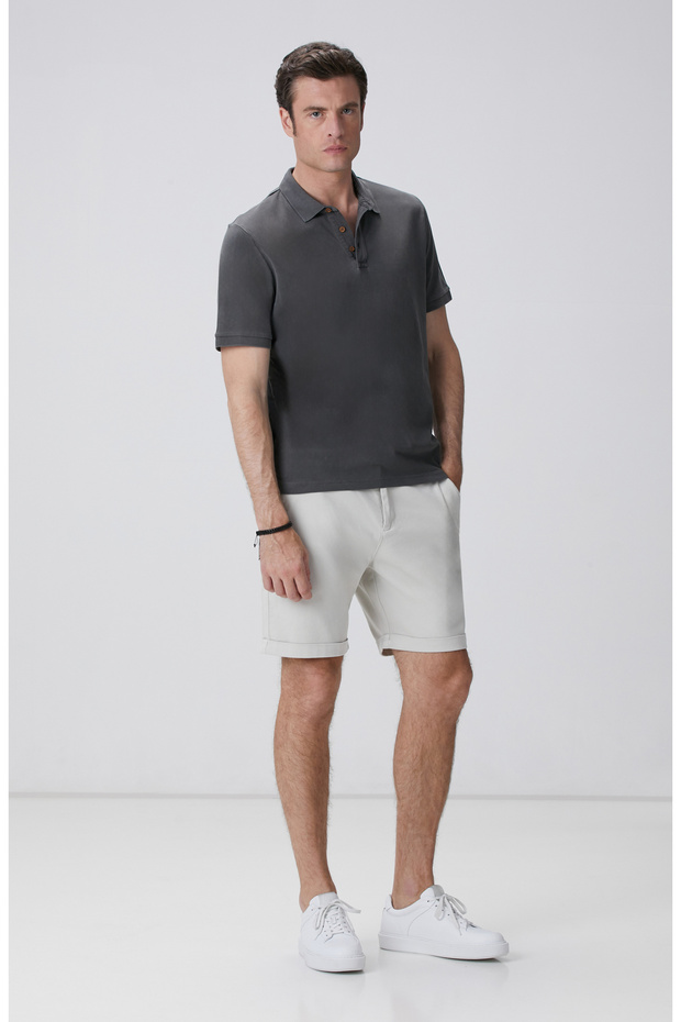 Antrasit Polo T-shirt - 3