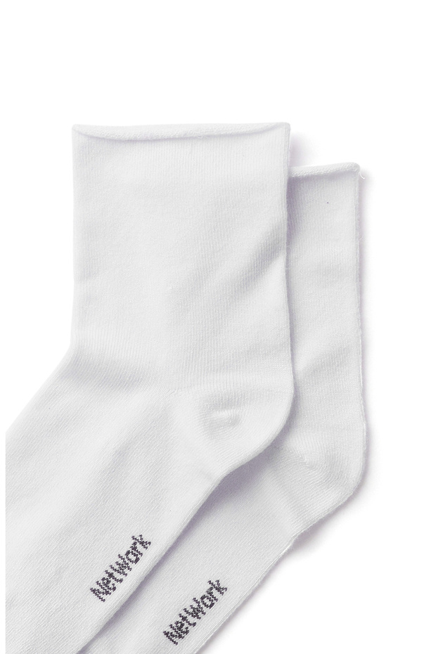 Beyaz Bambu Kadın Çorap - 2