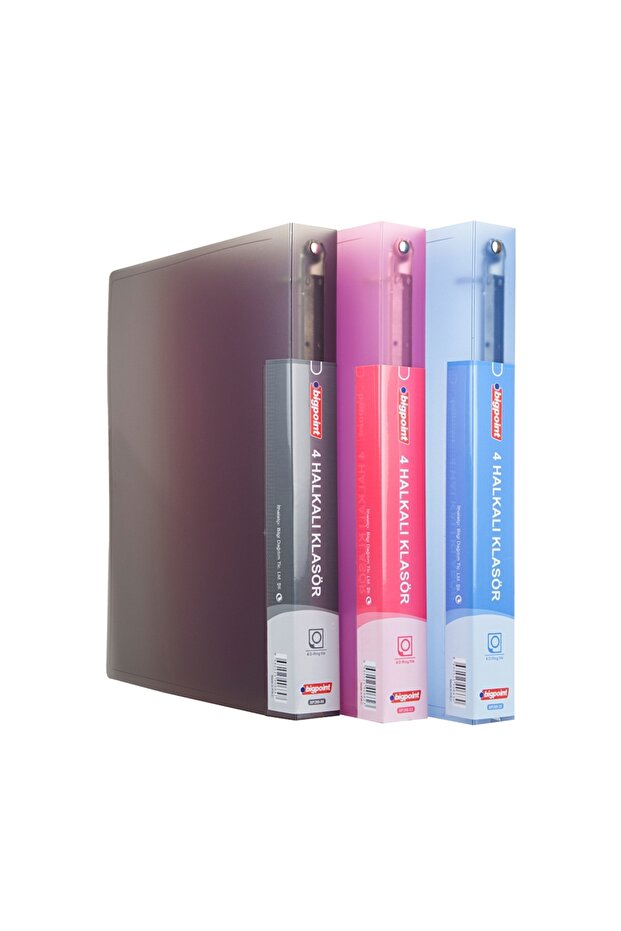 مجلد ذو 4 حلقات أحمر × 6 قطع - 4