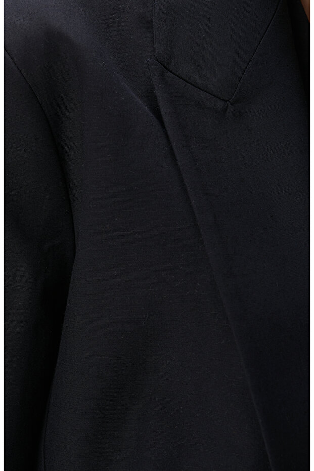 Siyah Boyfriend Ceket - 6