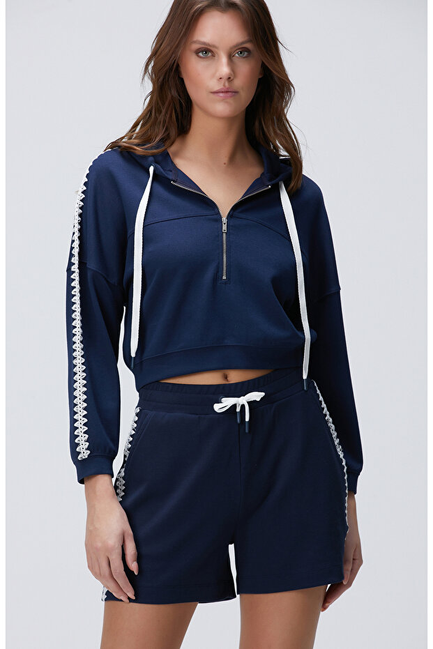 Lacivert Şort - 1