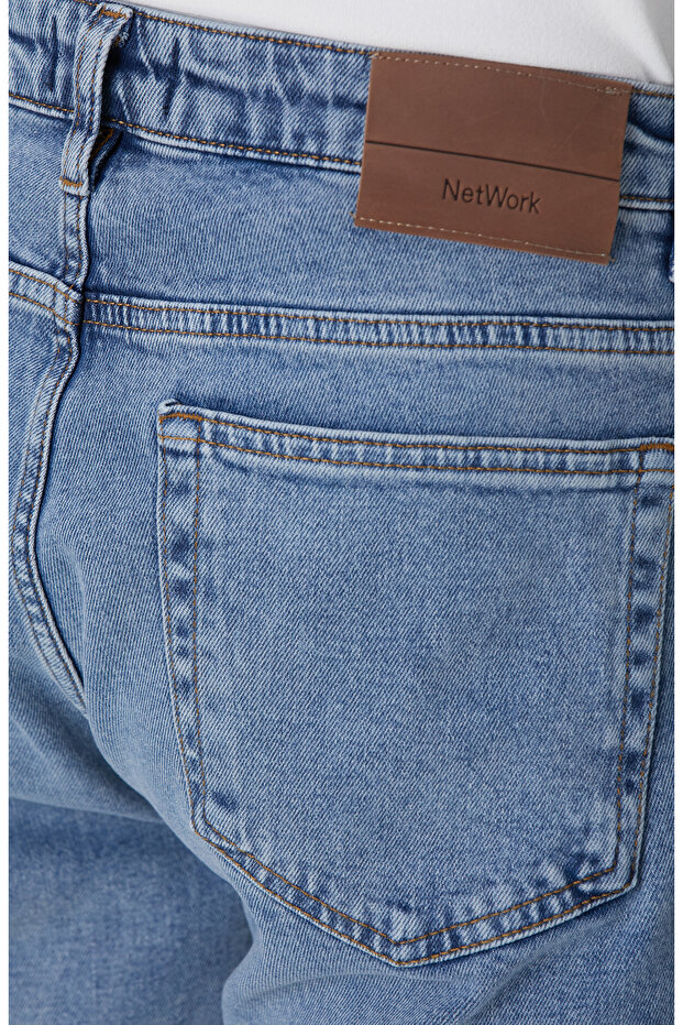 Açık Mavi Jean Pantolon - 5